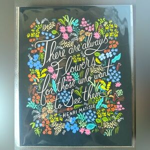Rifle Paper Co Floral with Quote Print